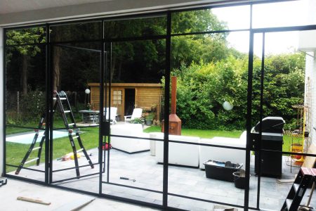 ויטרינה פרופיל בלגי ברזל בית פרטי